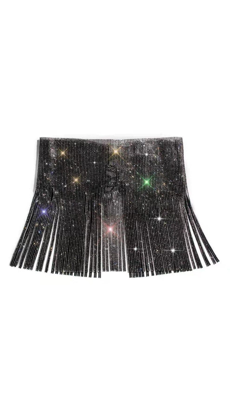 SEQUIN CRYSTAL MINI SKIRT