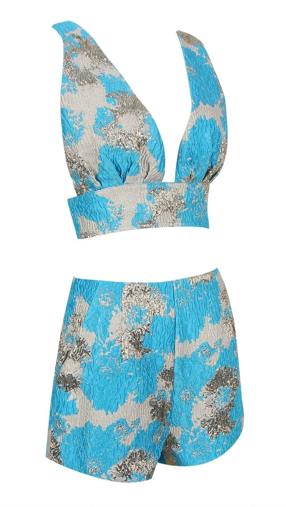 JACQUARD TWO PIECE SET IN YELLOW