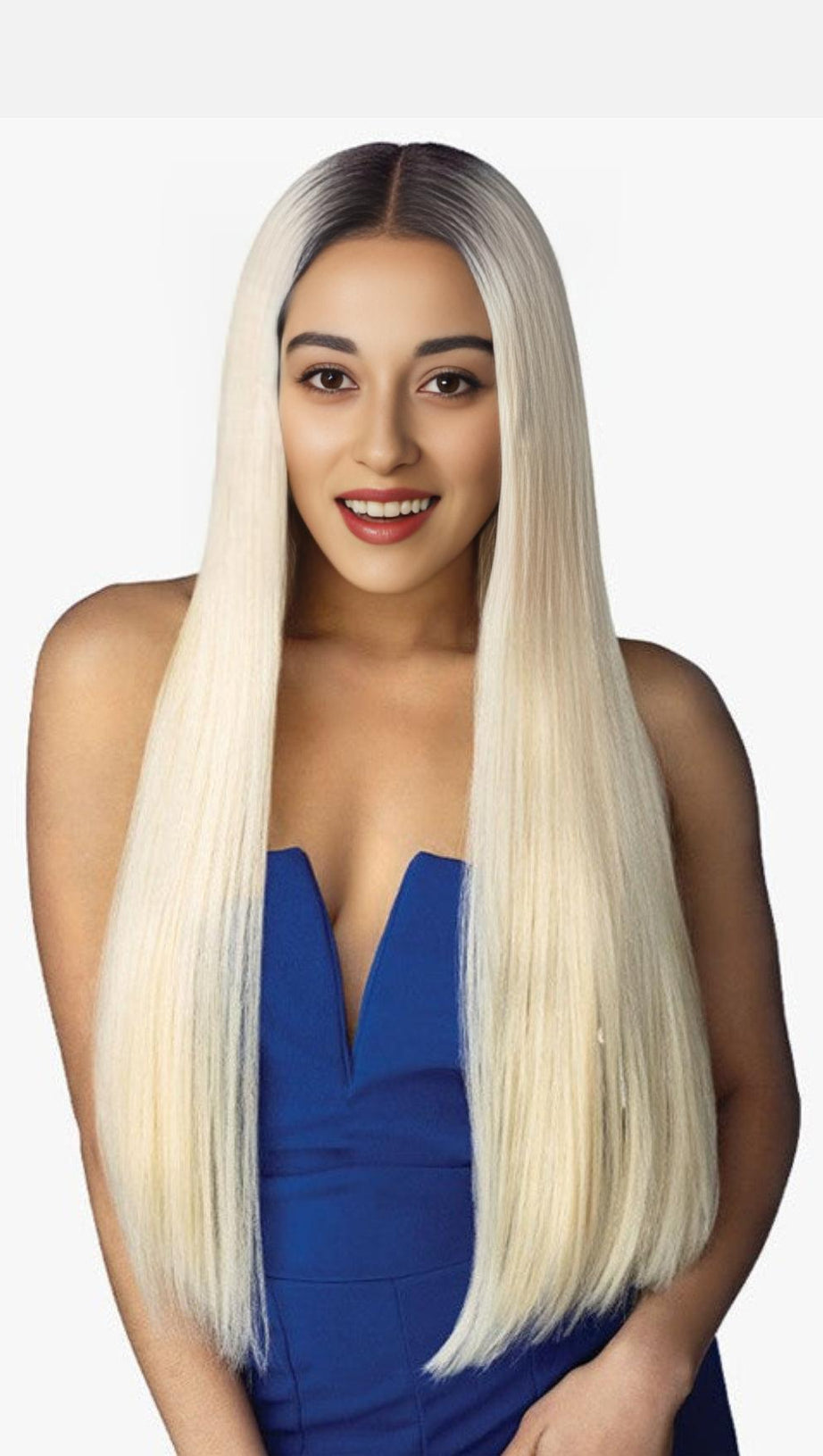 Synthetische Lace Front Glatte Perücke