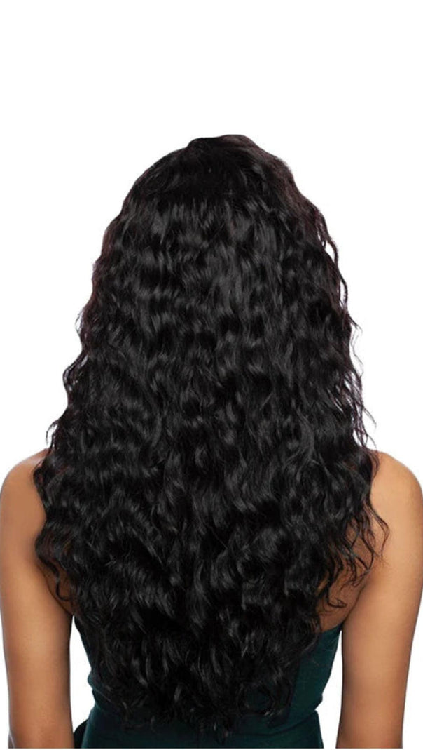 AIIZIE BLACK GLUELESS WAVY WIG - product image
