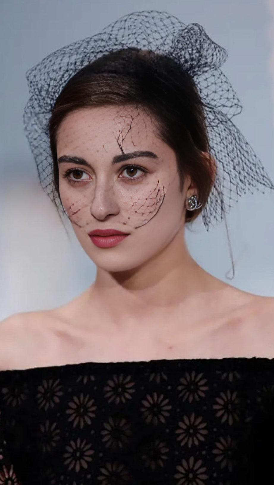 TOPPER MESH NET VEIL HEADBAND