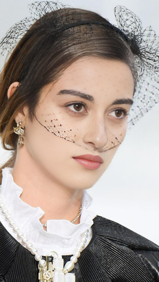 AIIZIE TOPPER MESH NET VEIL HEADBAND - product image