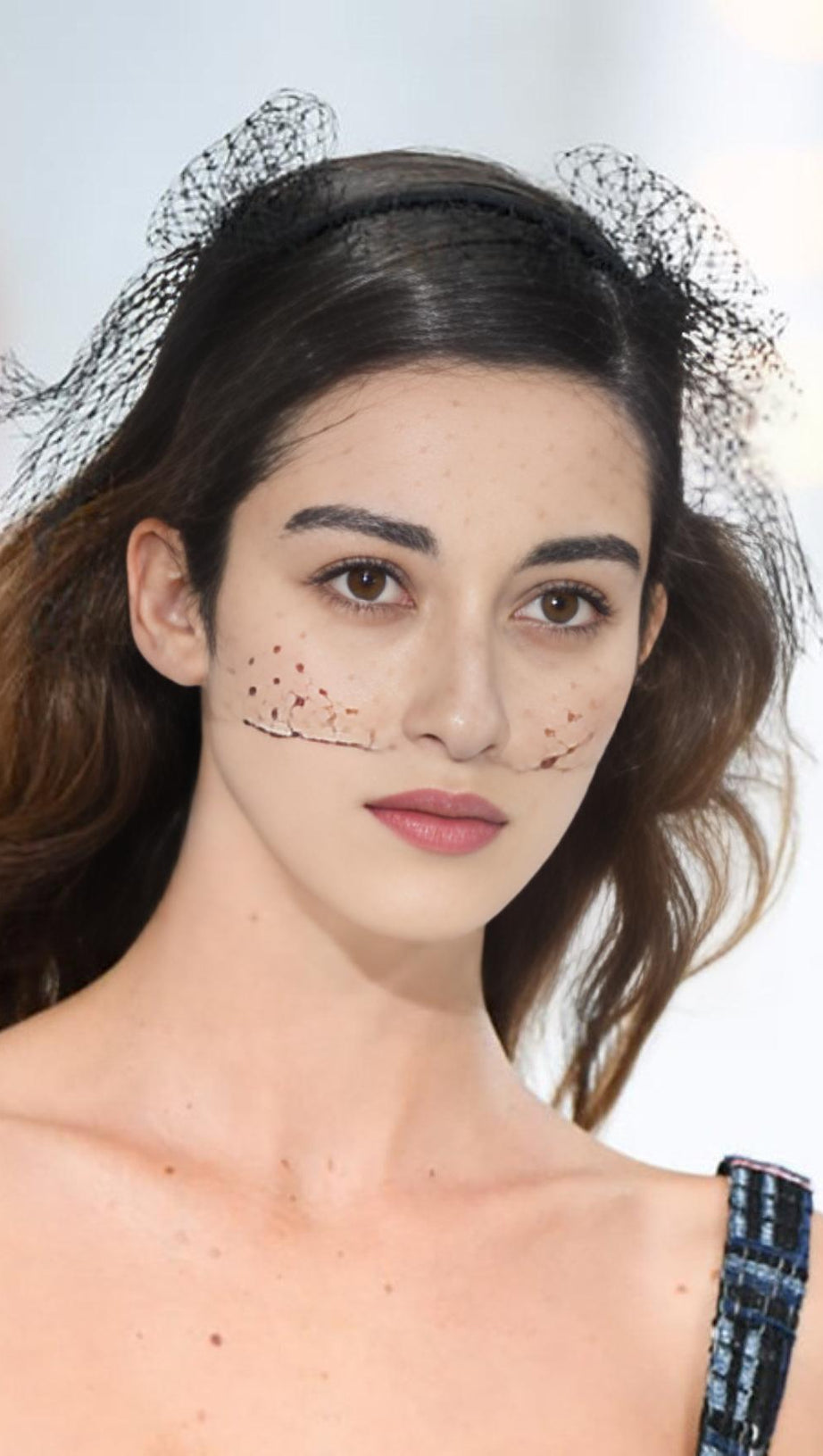 CERCHIETTO CON VELO IN RETE