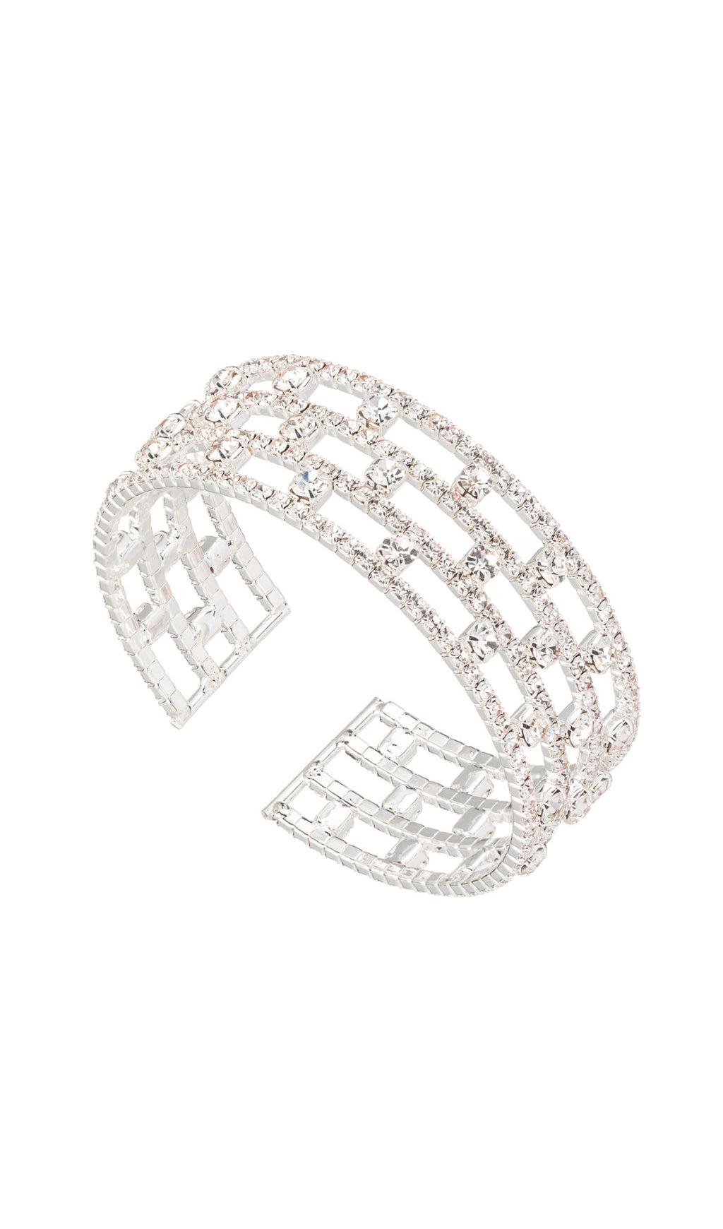 SILBERNES DIAMANTENARMBAND