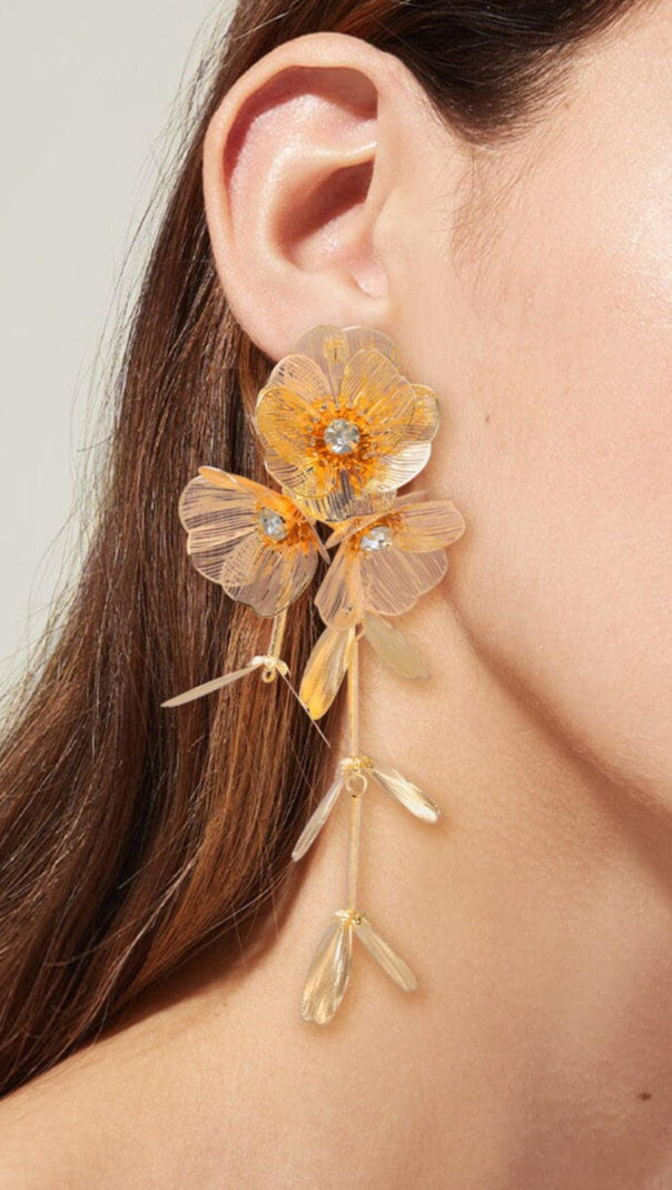 AIIZIE FRANCESCA FLOWER EARRINGS - product image