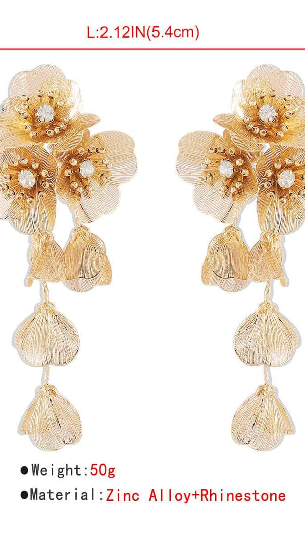 AIIZIE FRANCESCA FLOWER EARRINGS - product image