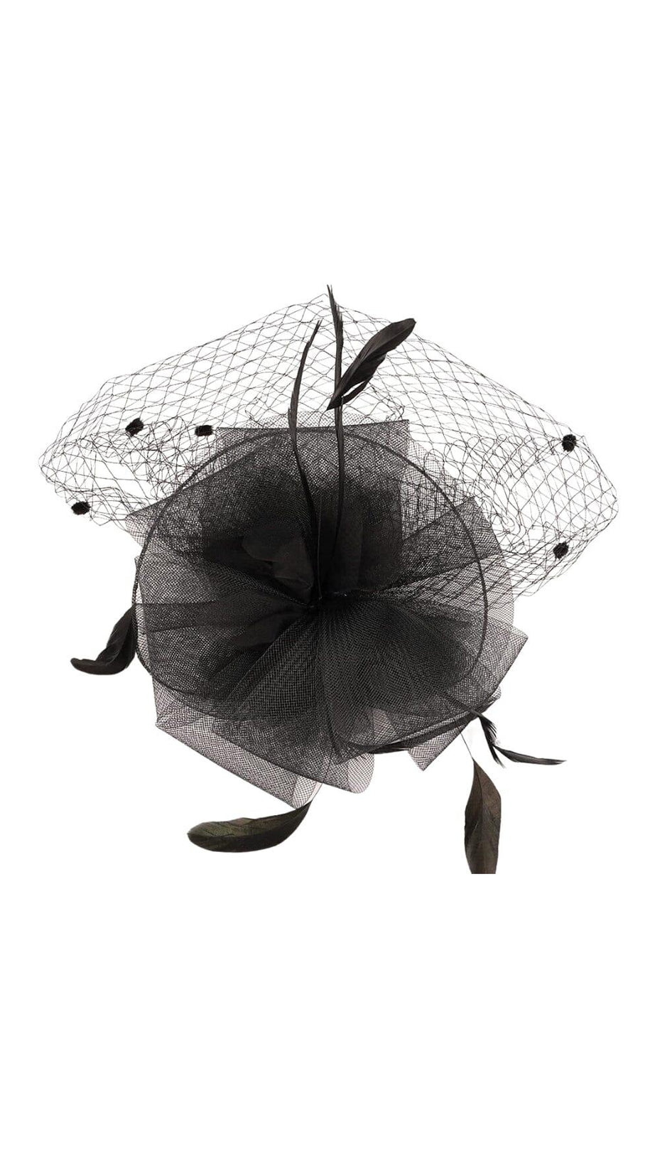 COCKTAIL HATS MESH HATS WITH VEIL