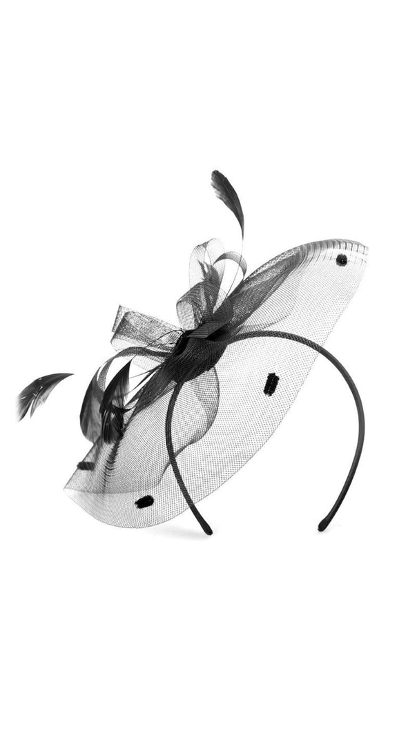 AIIZIE RETRO HEMP YARN FEATHER FASCINATORS - product image