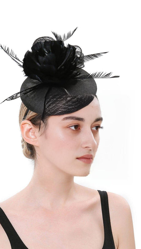 TOPPER FEATHER FLOWER FASCINATORS