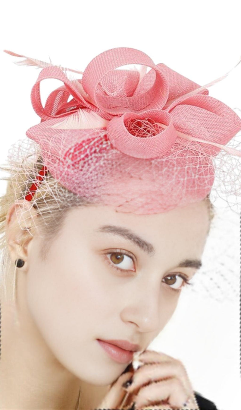 PINK VEIL FASCINATORS