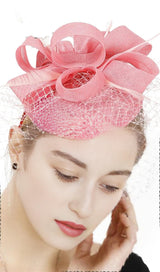 PINK VEIL FASCINATORS