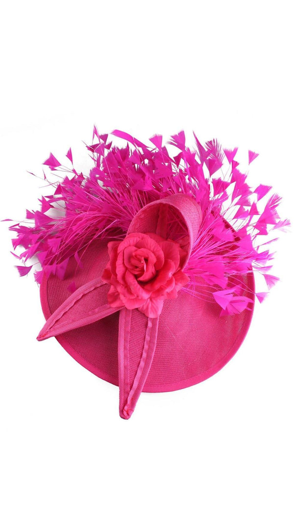 AIIZIE PINK ELEGANT FEATHER FASCINATORS - product image