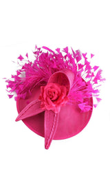 PINK ELEGANT FEATHER FASCINATORS