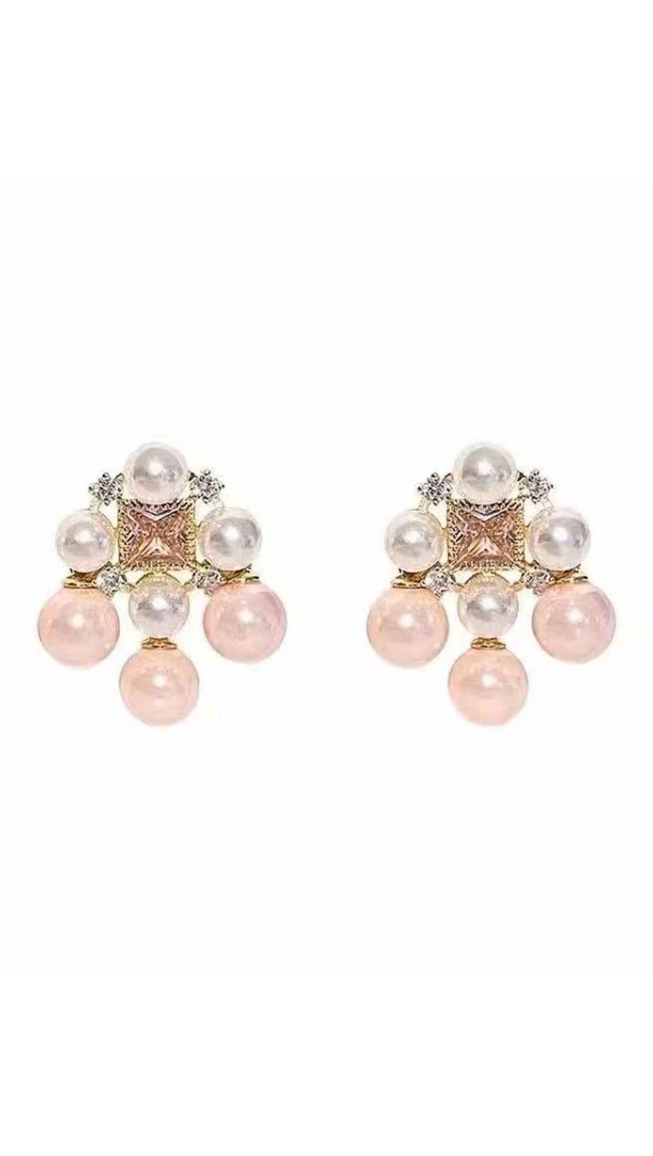 PINK PEARL EARRING