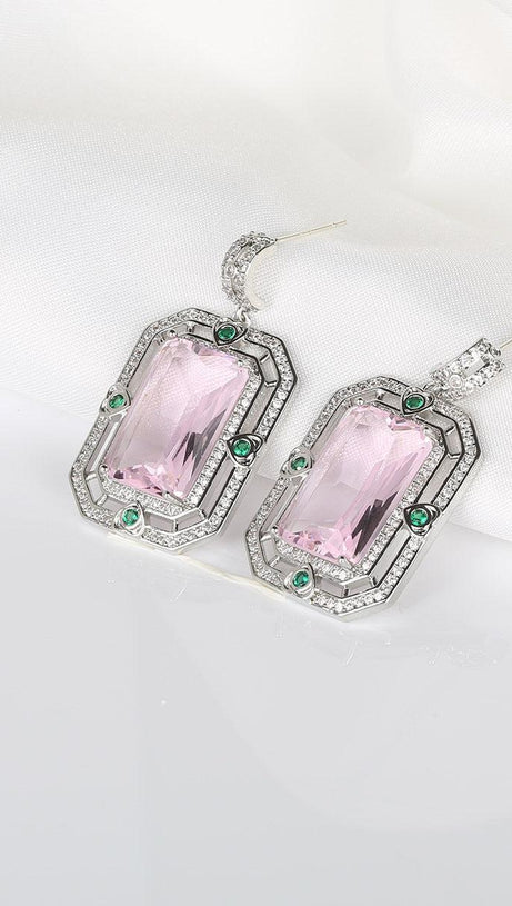 ZIRCON GEOMETRIC EARRINGS