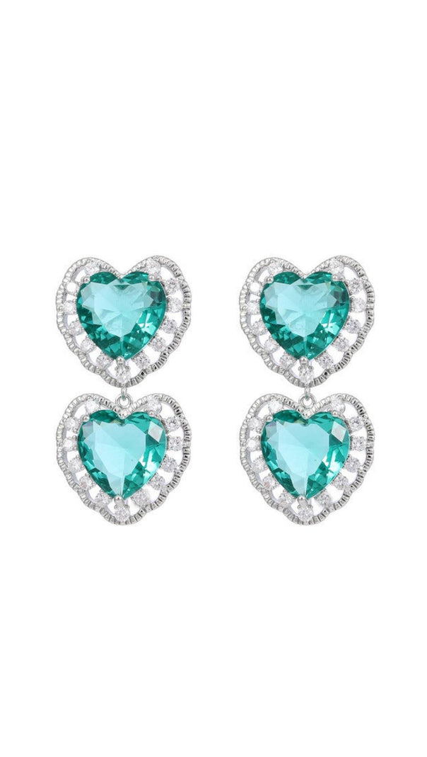 AIIZIE HEART-SHAPED ROMANTIC EARRINGS - product image