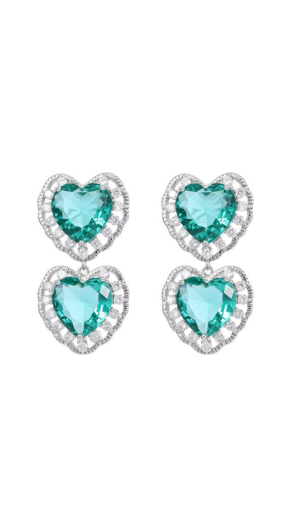 HEART-SHAPED ROMANTIC EARRINGS