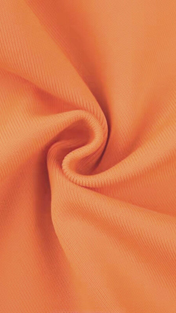 Bandage Maxi Dress in Orange