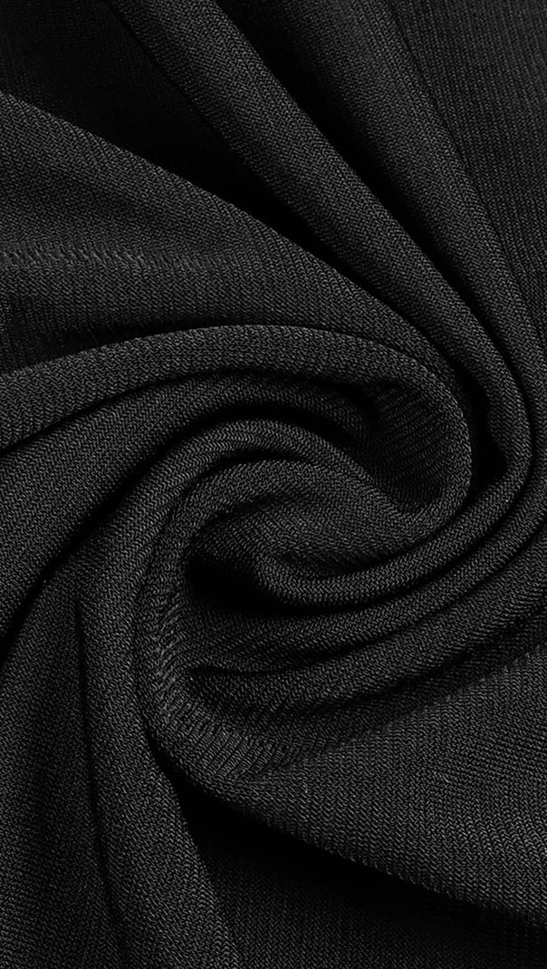 JUMPSUIT MIT 3D-BLUMENVERZIERUNG IN SCHWARZ