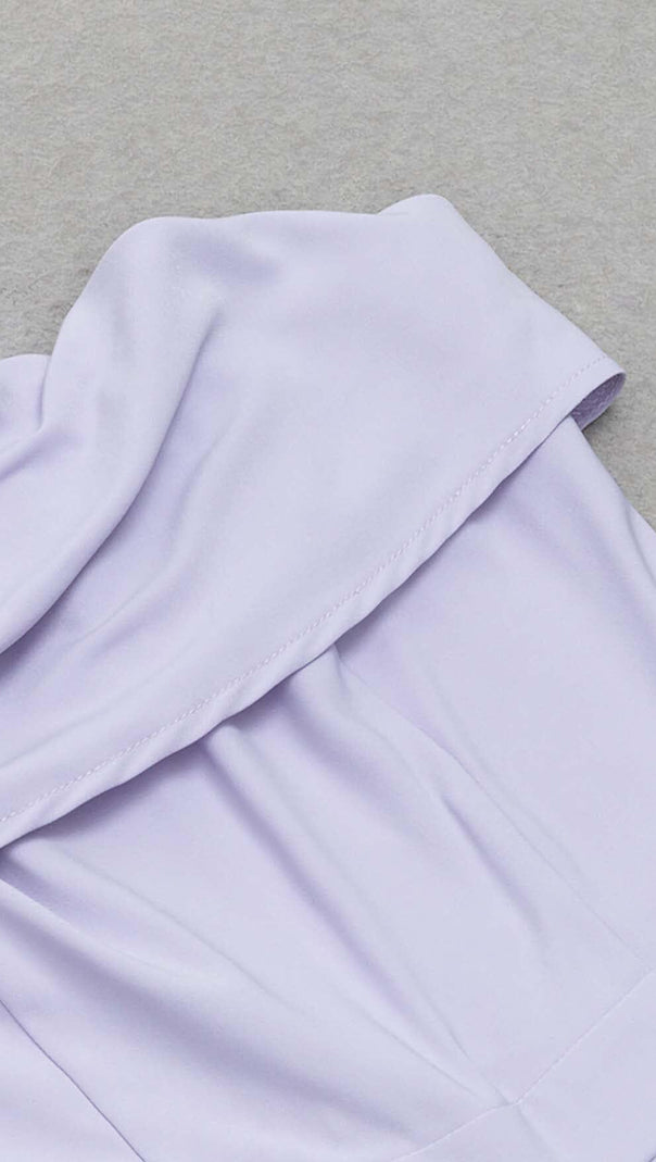 AIIZIE ASYMMETRICAL ONE SHOULDER JUMPSUIT IN LILAC - product image