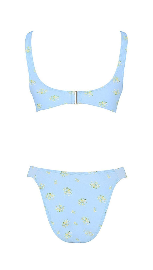 AIIZIE BABY BLUE FLORAL PRINT BIKINI - product image