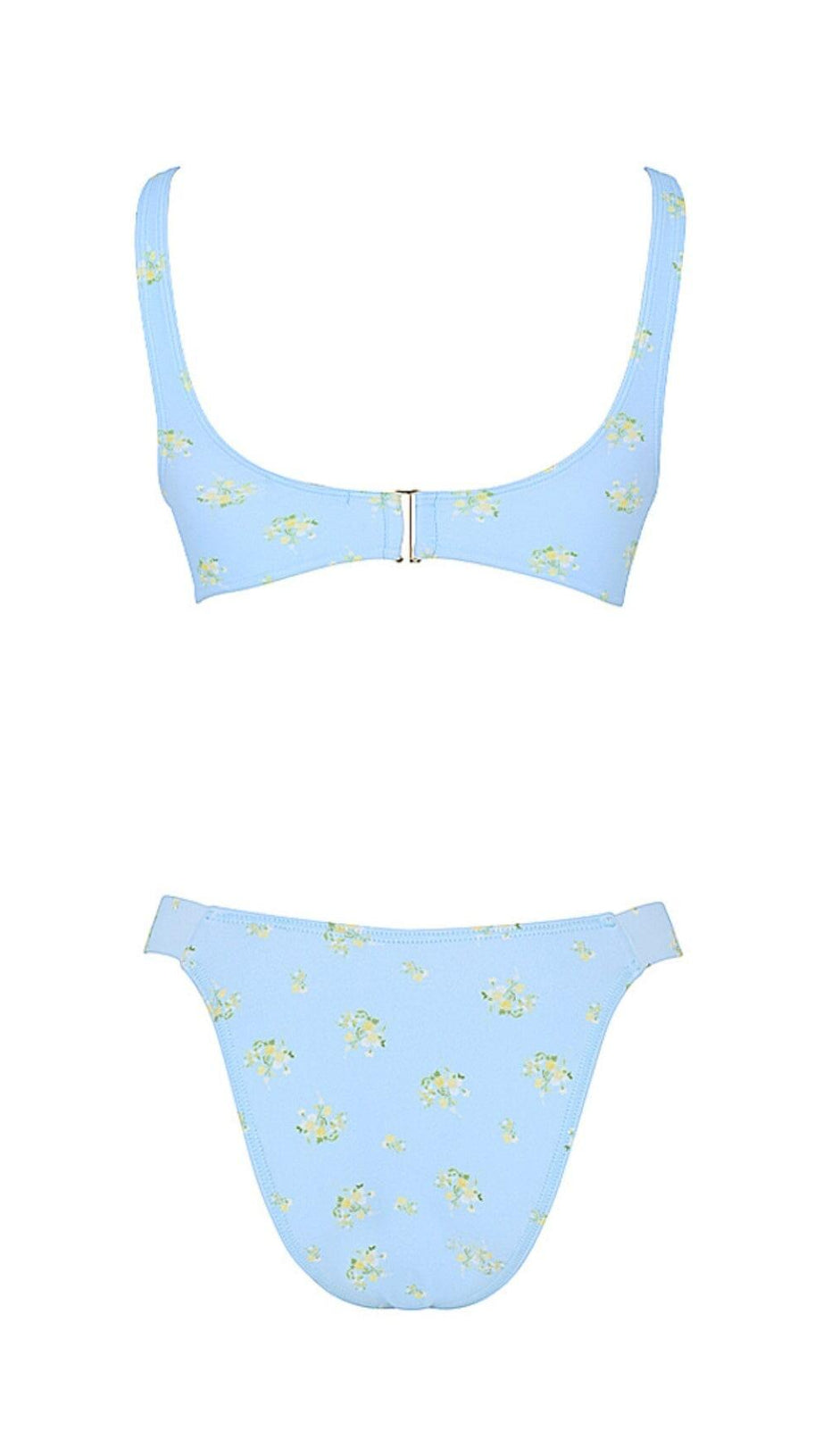 BABY BLUE FLORAL PRINT BIKINI