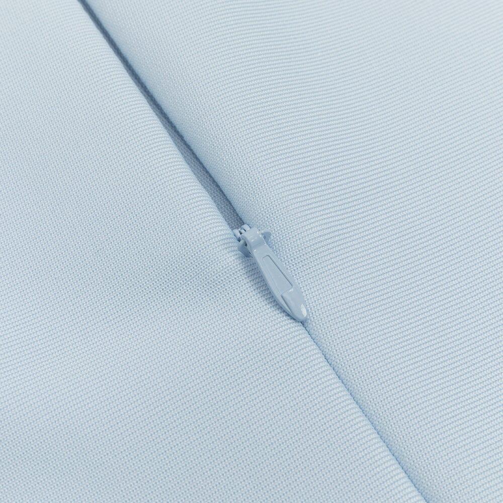 ABITO MIDI MONOSPALLA BANDAGE AZZURRO