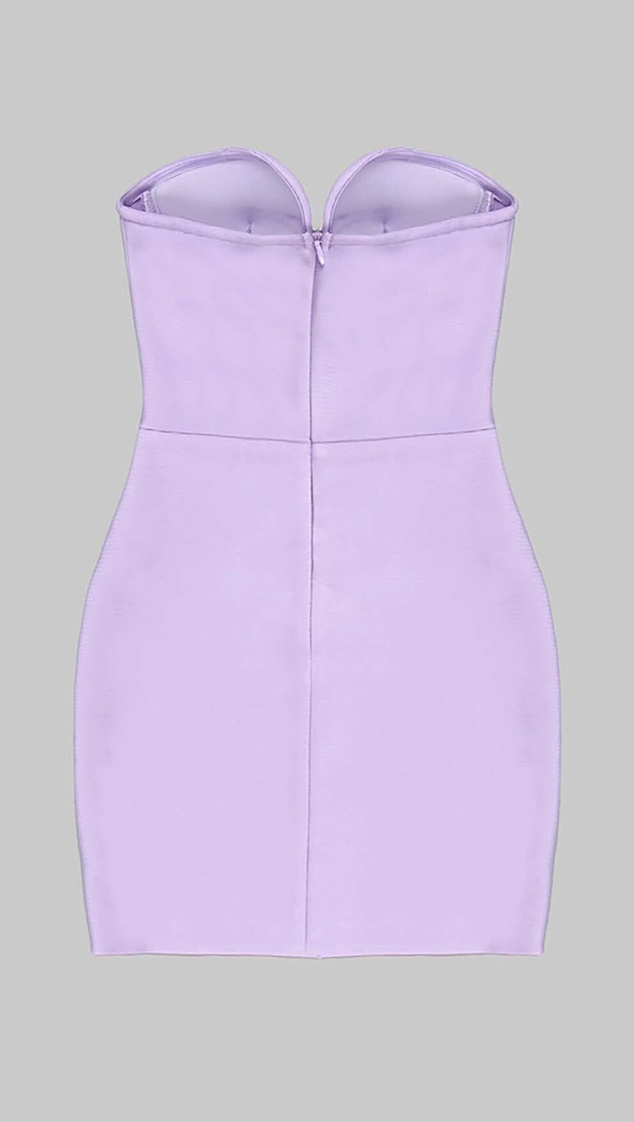 BANDEAU BANDAGE MINI DRESS IN LILAC