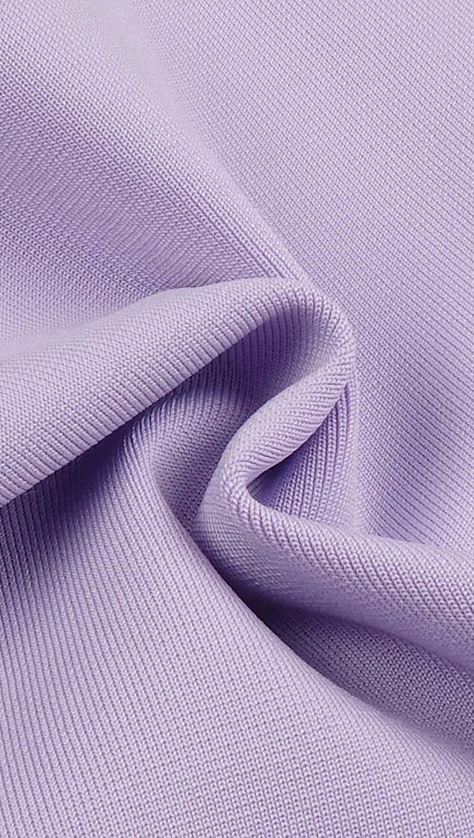 BANDEAU BANDAGE MINI DRESS IN LILAC