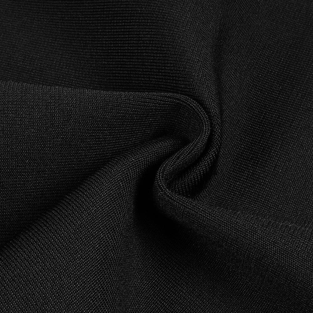 AIIZIE BANDEAU RUCHED MAXI DRESS IN BLACK - product image