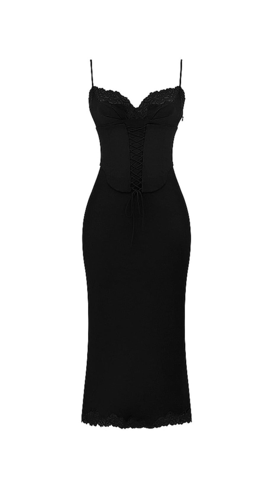 ABITO SOTTOVESTE IN RASO NERO