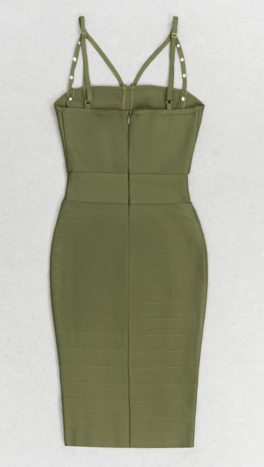 BODYCON MINI DRESS IN ARMYGREEN