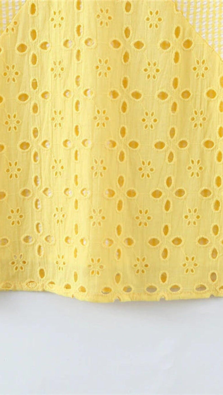 BOHEMIAN STRAPPY MINI DRESS IN LEMON