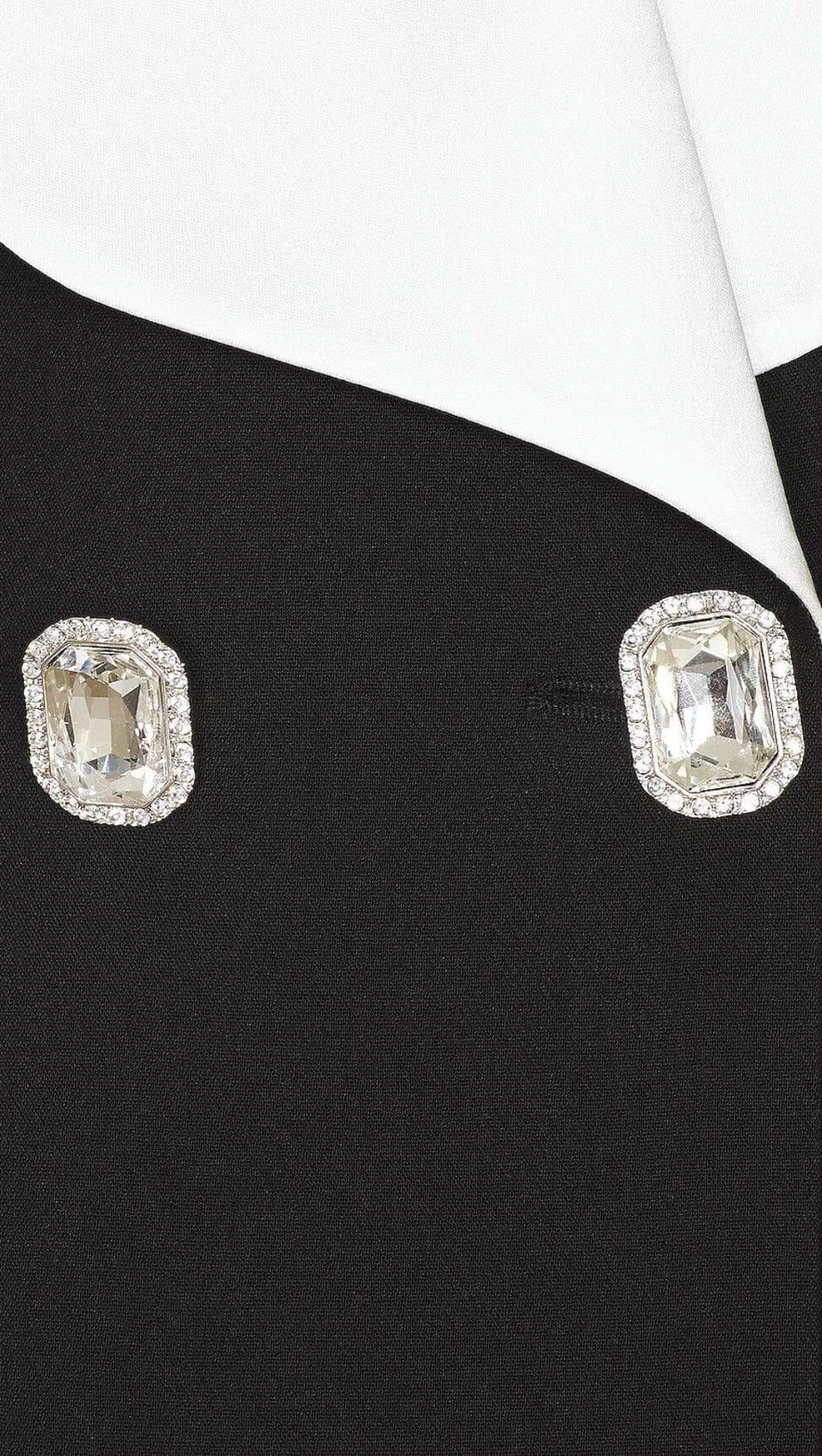 JACKENKLEID MIT SCHLEIFE UND CUT-OUT IN SCHWARZ