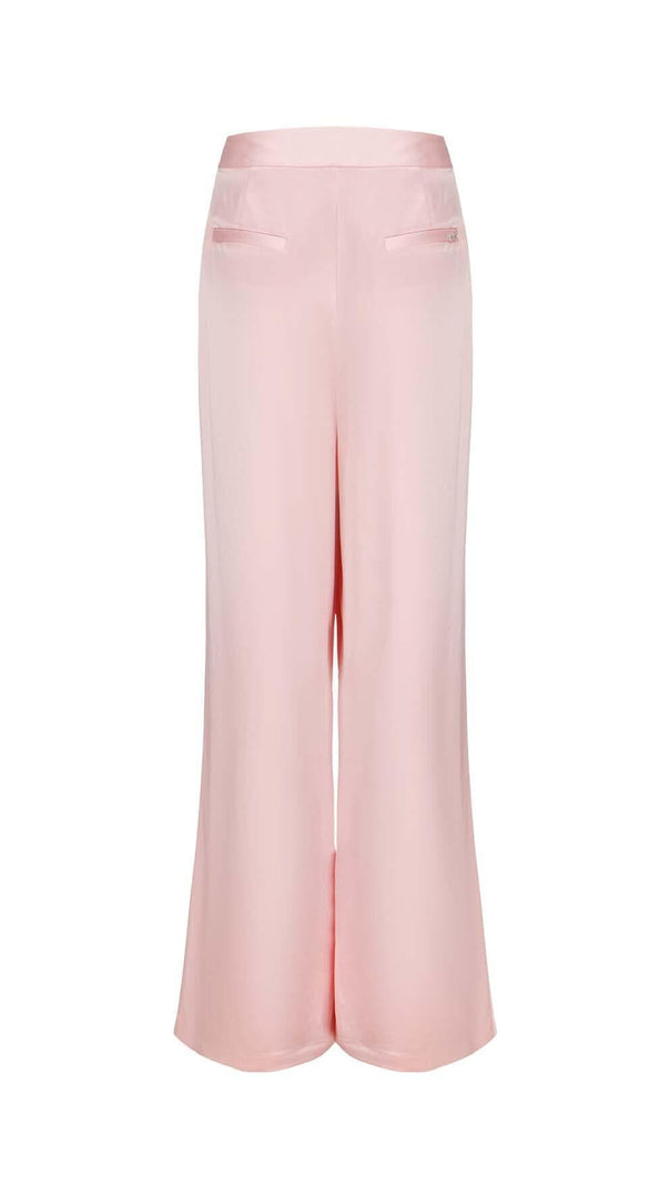 ZWEITEILIGER ANZUG MIT SCHLEIFE IN PINK