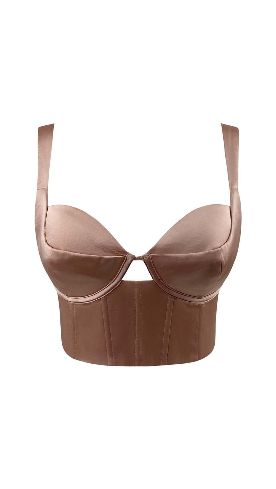 KORSETT-RÜCKENFREIES, KURZES TOP