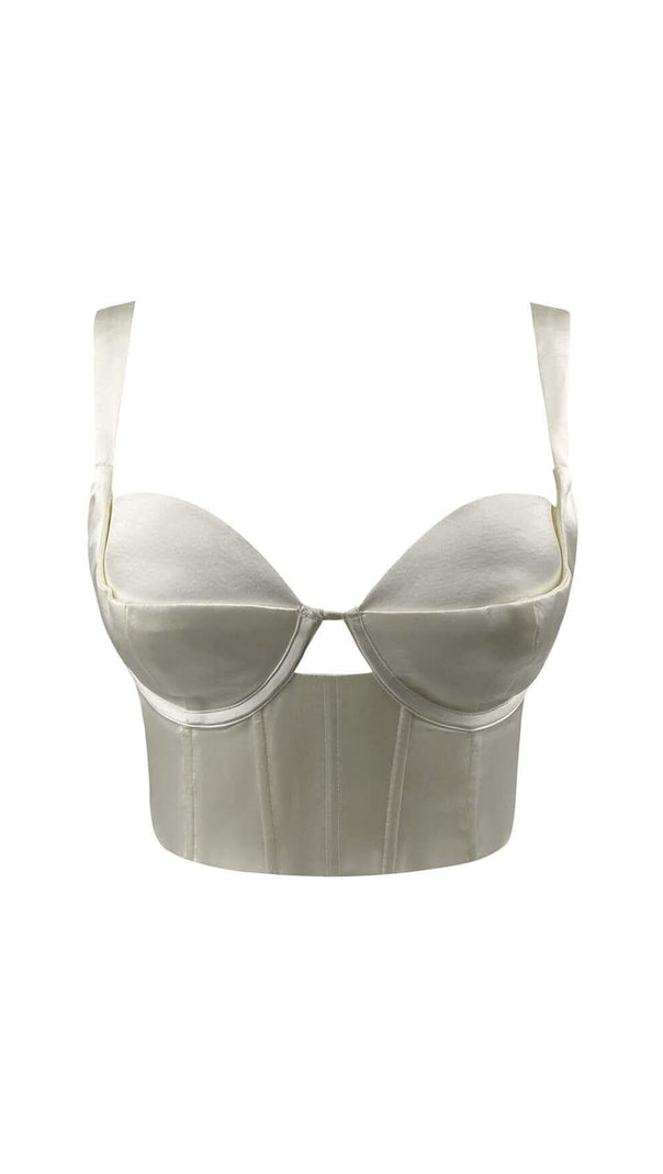 AIIZIE CORSET BACKLESS CROPPED TOP - product image