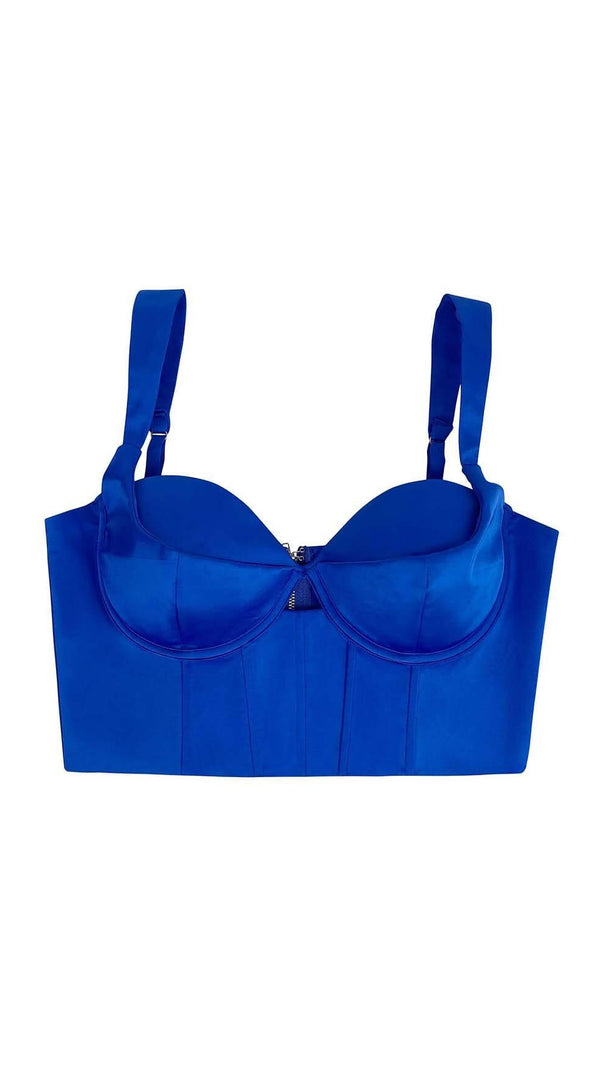AIIZIE CORSET BACKLESS CROPPED TOP - product image