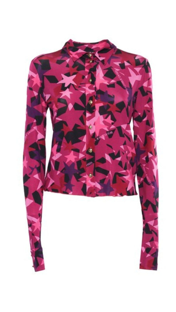 AIIZIE STAR-PRINT LONG SLEEVE SHIRT - product image