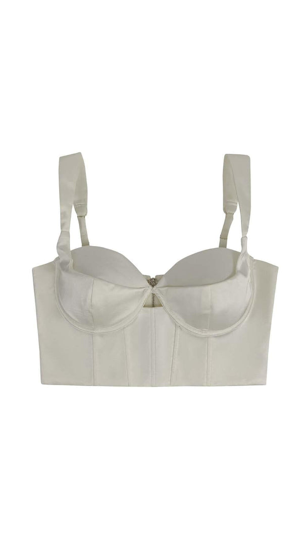 AIIZIE CORSET BACKLESS CROPPED TOP - product image
