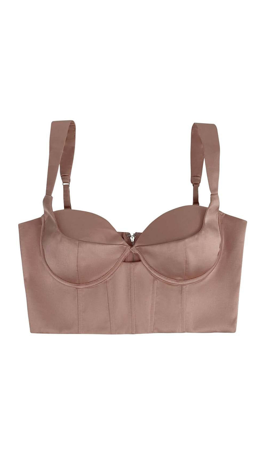 KORSETT-RÜCKENFREIES, KURZES TOP