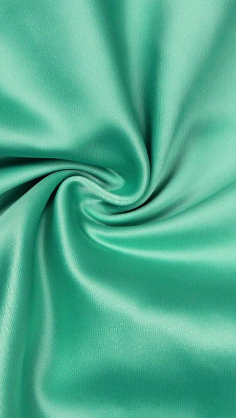 CORSET BODYCON SATIN MIDI DRESS