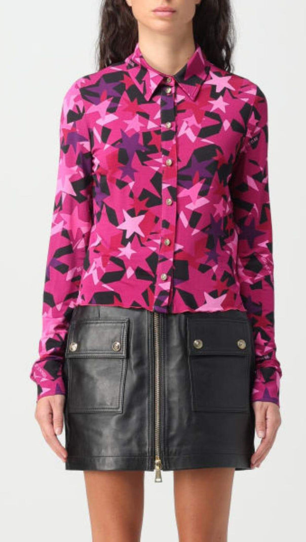 AIIZIE STAR-PRINT LONG SLEEVE SHIRT - product image