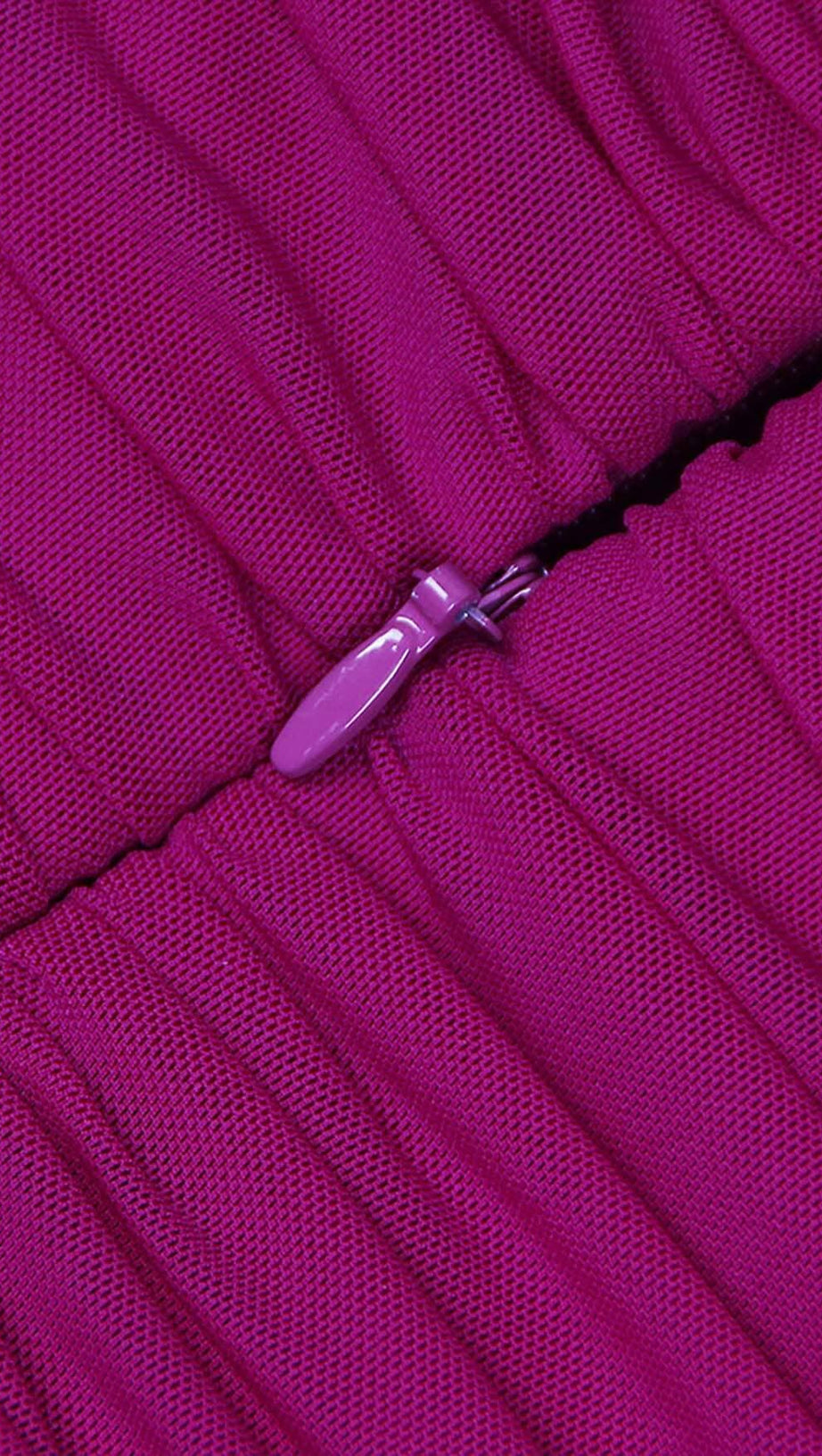 Neckholder-Midikleid mit Kristallen in Trauben