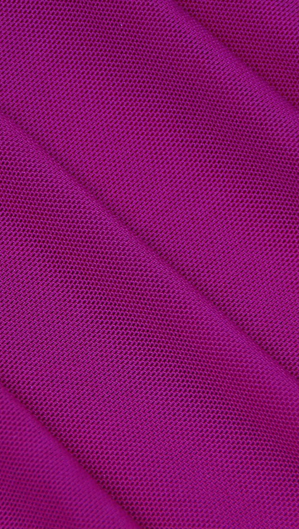 ABITO MIDI CON SCOLLO ALL'AMERICANO E CRISTALLI COLOR UVA