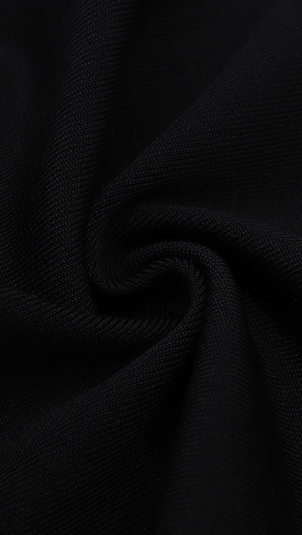 AIIZIE CUT OUT DETAILED ZIPPER BACK JUMPSUIT IN BLACK - product image