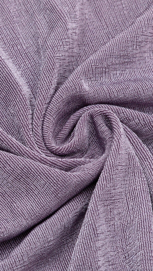 AIIZIE EMBELLISHED BANDAGE MIDI DRESS IN LAVENDER - product image