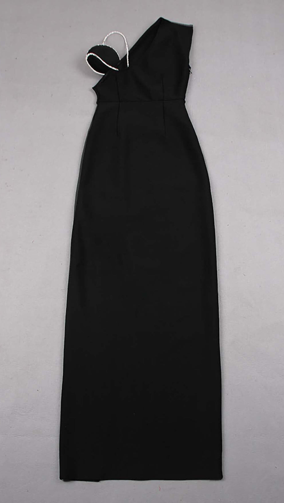 EXCLUSIVECM ASYMMETRISCHES HIGH-LOW-KLEID IN SCHWARZ