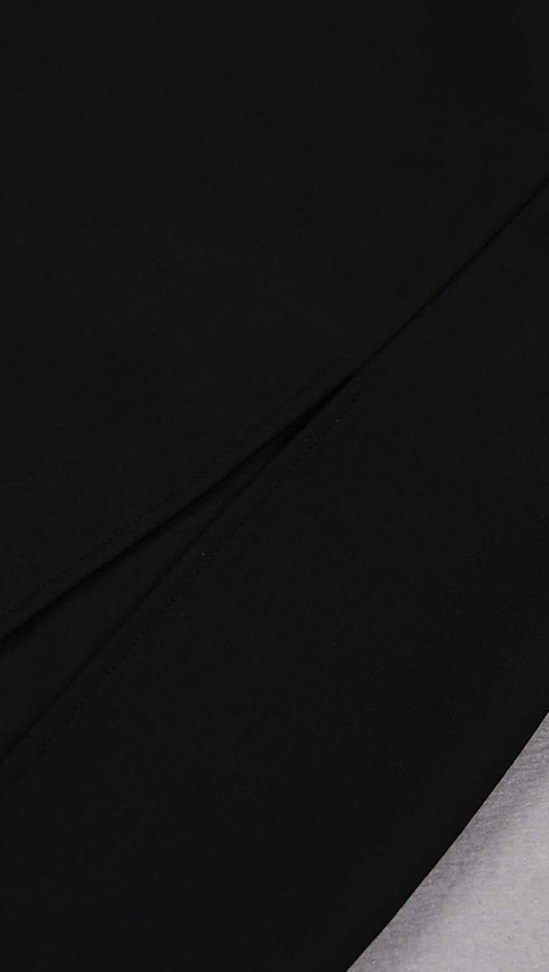 AIIZIE EXCLUSIVECM ASYMMETRIC HIGH-LOW DRESS IN BLACK - product image