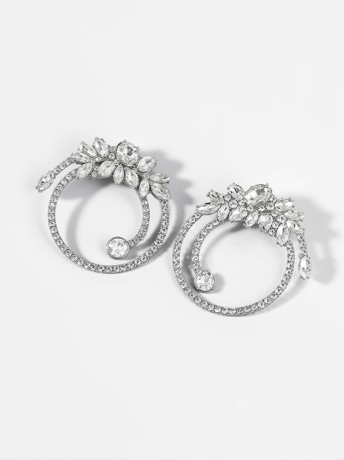 OPAL CRYSTAL CIRCLE EARRINGS